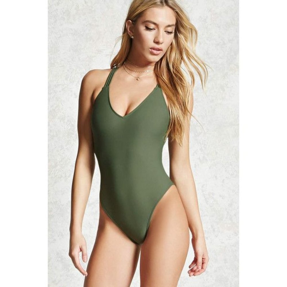 Crisscross One-Piece Swimsuit